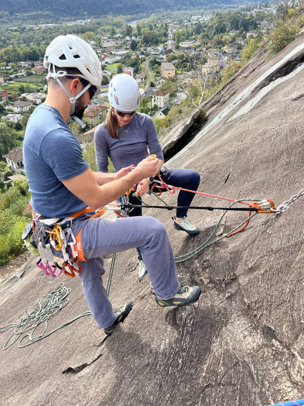 Ponte Brolla Mehrseillängenrouten – Kletterschule YOYO